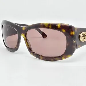 Gucci | Accessories | Gucci Gg297s 86sb Dark Green Havana  display picture 3